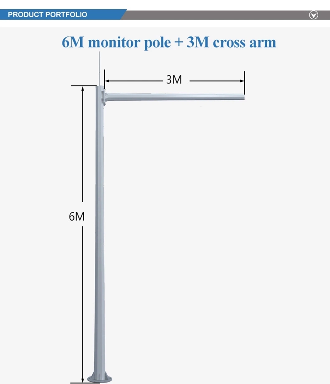 Hot Sale Traffic Monitoring Steel Pole Factory Price