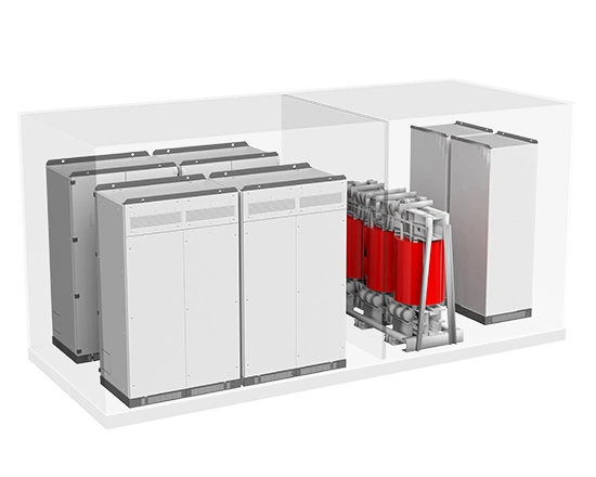 1MW 2MW 3MW off-Grid Solar Power System Lithium Battery System Utility Energy Storage Container